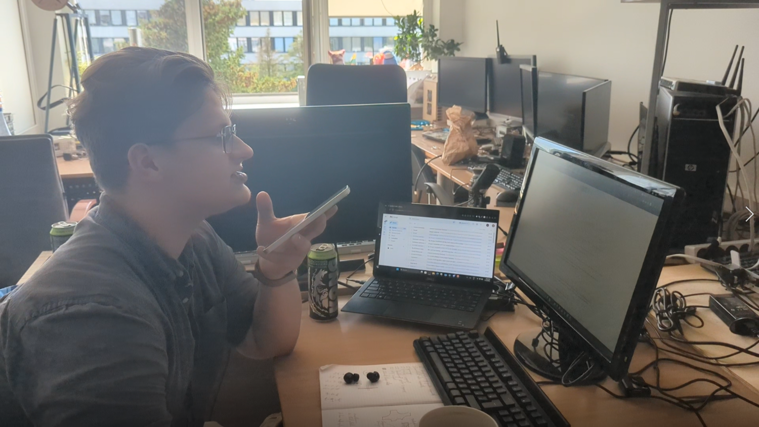 Dominykas cold-calling industry partners