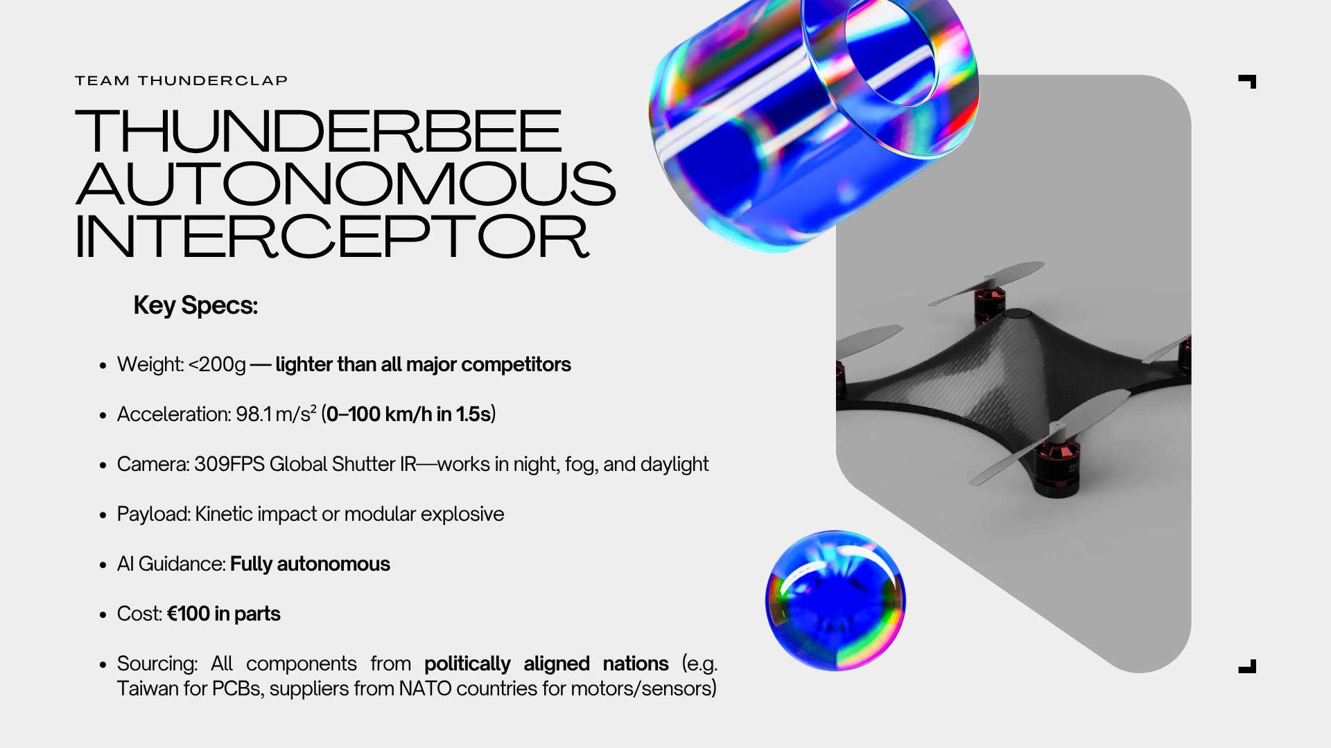 Thunderbee Drone Interceptor