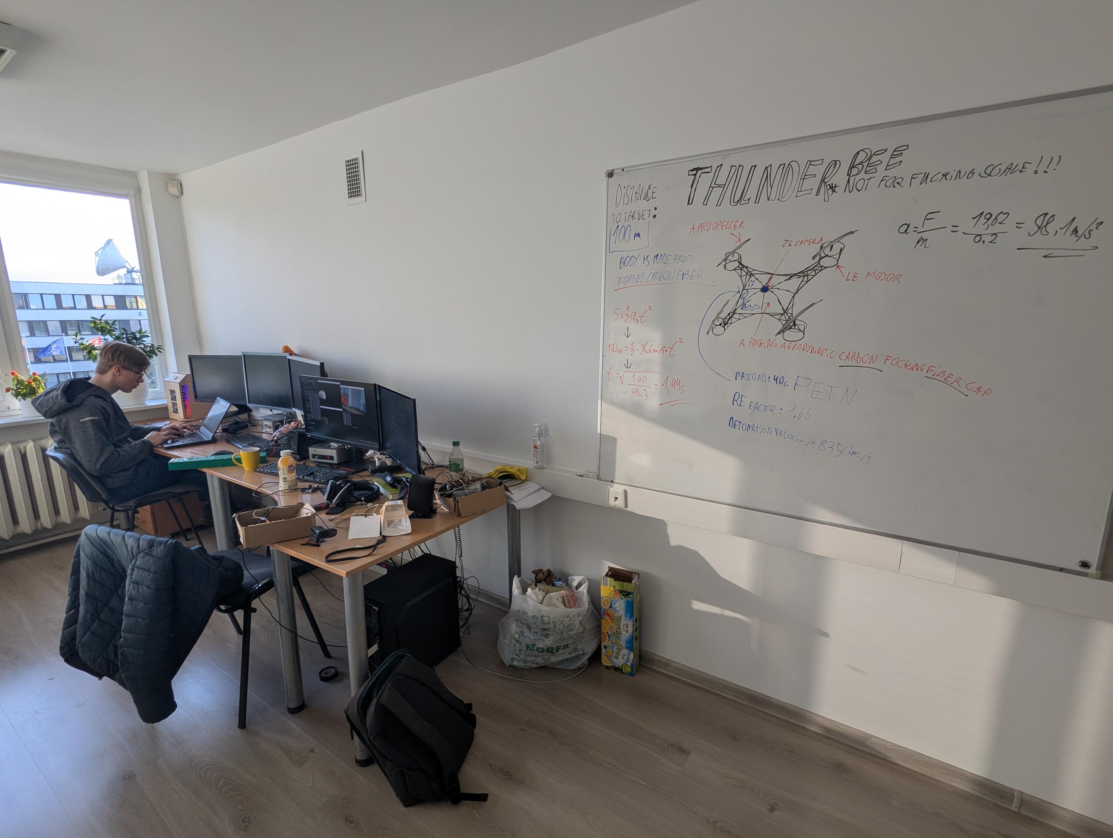 Our very first workspace